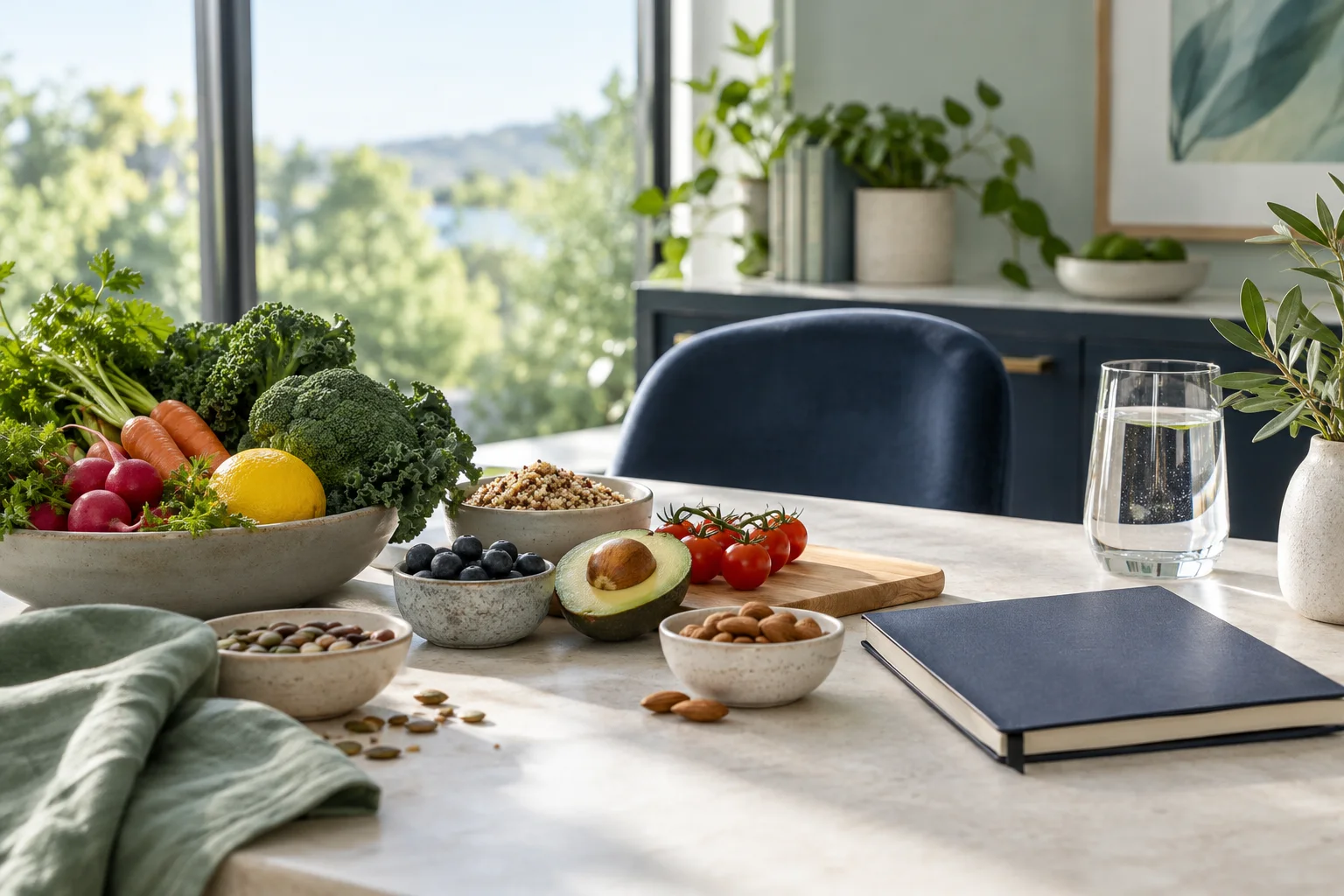 Illustrative nutrition and lifestyle consultation setting